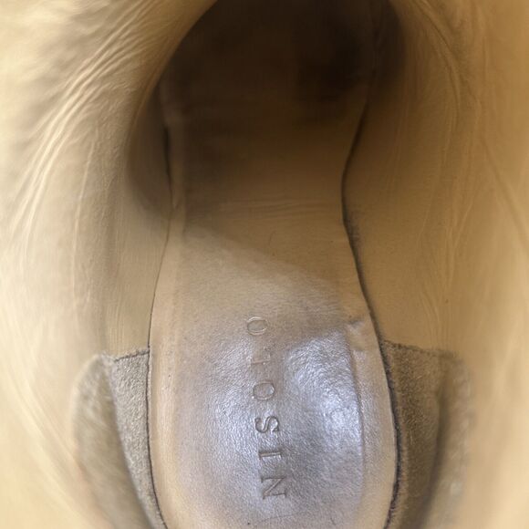 Nisolo Ankle Boots Womens 8 Black Heel Dari Commuter Leather Minimal - Picture 8 of 10